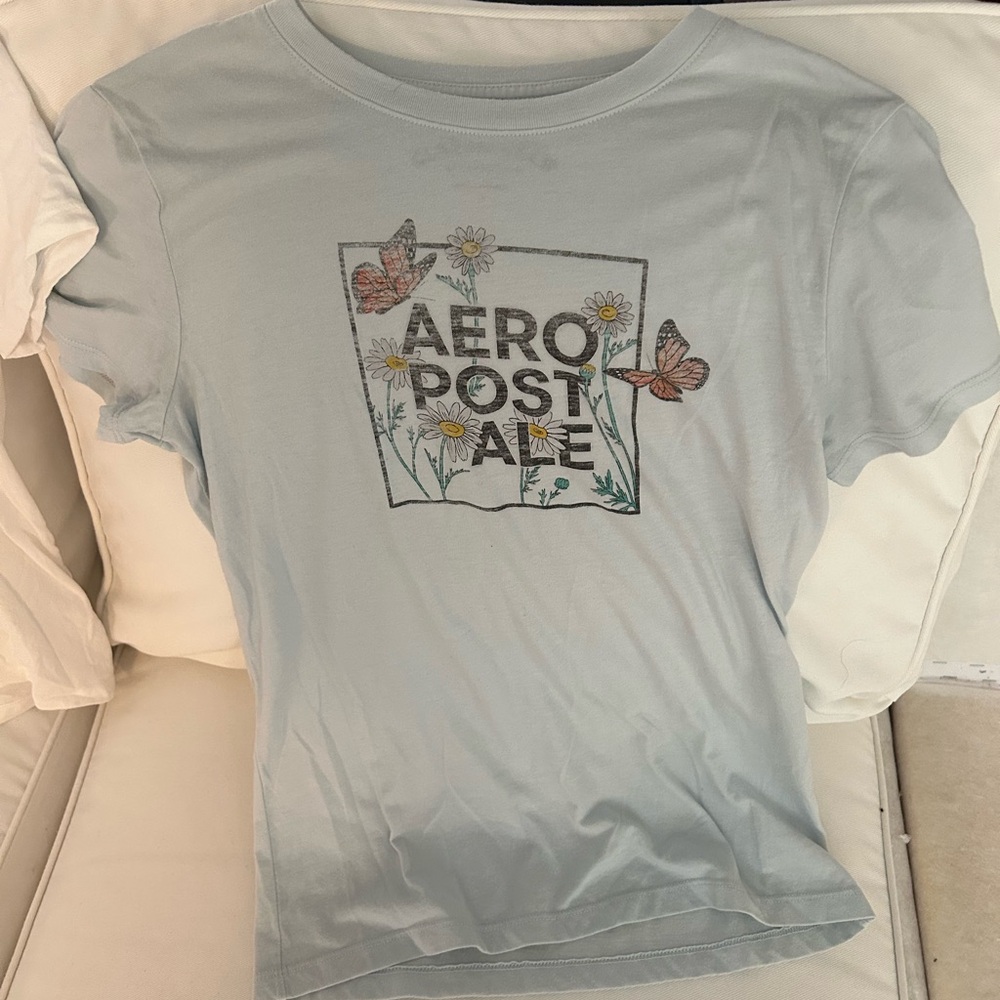 Pale blue Aeropostale tshirt